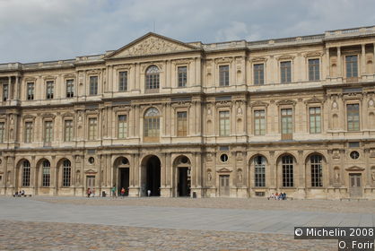 The Louvre's history room