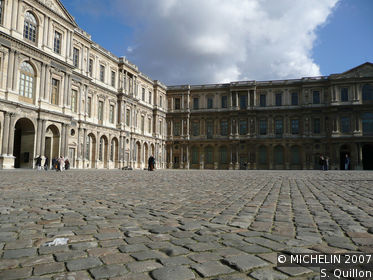 Louvre courtyard (Cour Carrée)