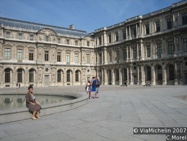 Louvre courtyard (Cour Carrée)