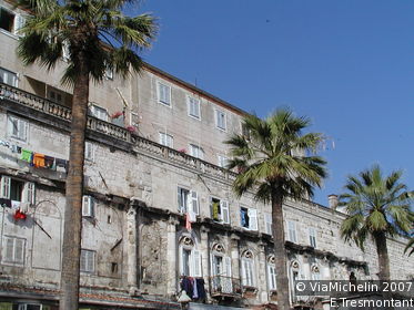 Eastern façade of the palace