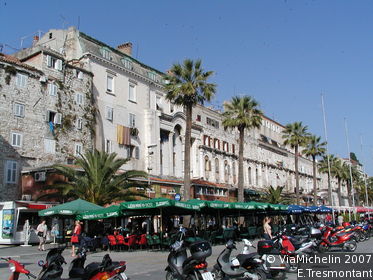 Eastern façade of the palace