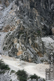 Marble quarries of Fantiscritti