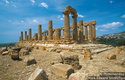 The temple of Junon (Tempio di Hera Lacinia)