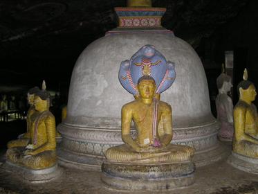 à l'intérieur d'un temple