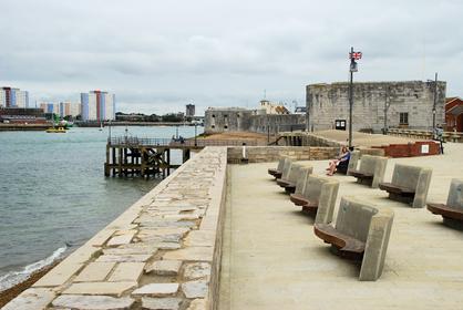 Remparts du port de Portsmouth