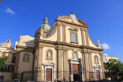 Façade Chiesa del Gesu Palerme