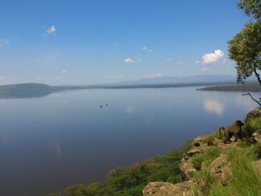 Lake Nakuru from Baboon Cliff