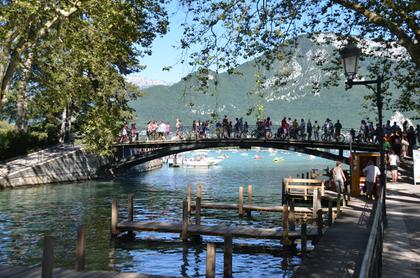 Annecy : le Pont des Amours