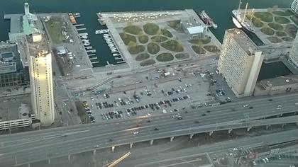 Port vu de la tour