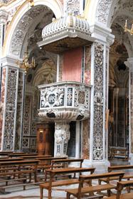 Chiesa del Gesu Palerme-La chaire