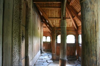 Heddal standing timber church