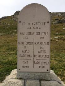 sommet du col de la Cayolle