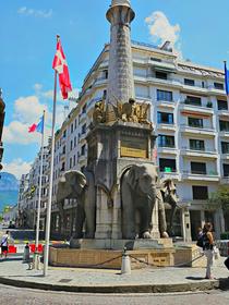 Elephant fountain