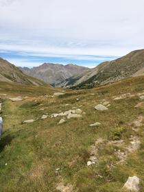 vue du sommet du col de la Cayolle
