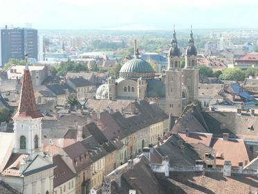 la cathédrale (vue à partir du clocher de la Cathédrale Évangélique)