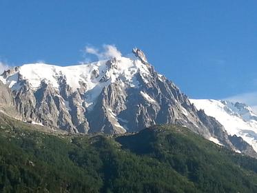 aiguille du midi - vue des praz